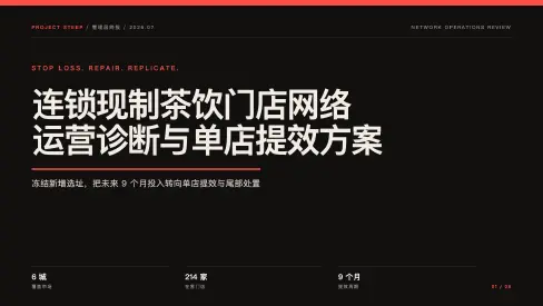 红黑商务模板预览